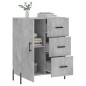 vidaXL Sideboard Betongrau 69,5x34x90 cm Holzwerkstoff