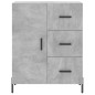 vidaXL Sideboard Betongrau 69,5x34x90 cm Holzwerkstoff