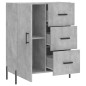 vidaXL Sideboard Betongrau 69,5x34x90 cm Holzwerkstoff