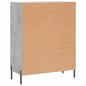 vidaXL Sideboard Betongrau 69,5x34x90 cm Holzwerkstoff