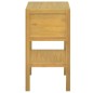 vidaXL Badschrank 60x40x75 cm Massivholz Teak vidaXL Badschrank 60x40x75 cm Massivholz Teak