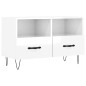 vidaXL TV-Schrank Hochglanz-Weiß 80x36x50 cm Holzwerkstoff vidaXL TV-Schrank Hochglanz-Weiß 80x36x50 cm Holzwerkstoff