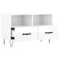 vidaXL TV-Schrank Hochglanz-Weiß 80x36x50 cm Holzwerkstoff vidaXL TV-Schrank Hochglanz-Weiß 80x36x50 cm Holzwerkstoff