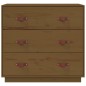 vidaXL Sideboard Honigbraun 80x40x75 cm Massivholz Kiefer vidaXL Sideboard Honigbraun 80x40x75 cm Massivholz Kiefer