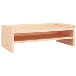 vidaXL Monitorständer 50x24x16 cm Massivholz Kiefer