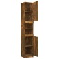 vidaXL Badschrank Räuchereiche 32x34x188,5 cm Holzwerkstoff vidaXL Badschrank Räuchereiche 32x34x188,5 cm Holzwerkstoff