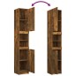 vidaXL Badschrank Räuchereiche 32x34x188,5 cm Holzwerkstoff vidaXL Badschrank Räuchereiche 32x34x188,5 cm Holzwerkstoff