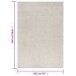 vidaXL Teppich Shaggy Hochflor Creme 160x230 cm vidaXL Teppich Shaggy Hochflor Creme 160x230 cm