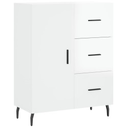 vidaXL Sideboard Hochglanz-Weiß 69,5x34x90 cm Holzwerkstoff