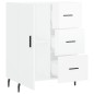 vidaXL Sideboard Hochglanz-Weiß 69,5x34x90 cm Holzwerkstoff vidaXL Sideboard Hochglanz-Weiß 69,5x34x90 cm Holzwerkstoff