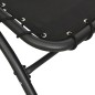 vidaXL Sonnenliege mit Dach Schwarz 167x80x195 cm Stoff und Stahl vidaXL Sonnenliege mit Dach Schwarz 167x80x195 cm Stoff und Stahl