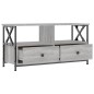 vidaXL TV-Schrank Grau Sonoma 90x33x45 cm Holzwerkstoff & Eisen vidaXL TV-Schrank Grau Sonoma 90x33x45 cm Holzwerkstoff & Eisen