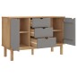 vidaXL Sideboard OTTA Braun&Grau 113,5x43x73 cm Massivholz Kiefer vidaXL Sideboard OTTA Braun&Grau 113,5x43x73 cm Massivholz Kiefer