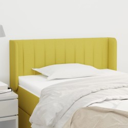 vidaXL Kopfteil mit Ohren Grün 83x16x78/88 cm Stoff