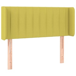 vidaXL Kopfteil mit Ohren Grün 83x16x78/88 cm Stoff