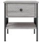 vidaXL Nachttisch Grau Sonoma-Eiche 40x42x45 cm Holzwerkstoff