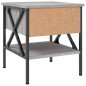 vidaXL Nachttisch Grau Sonoma-Eiche 40x42x45 cm Holzwerkstoff