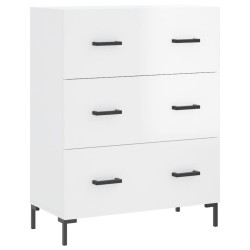 vidaXL Sideboard Hochglanz-Weiß 69,5x34x90 cm Holzwerkstoff