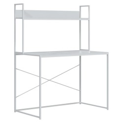 vidaXL Schreibtisch Weiß 110x60x138 cm Holzwerkstoff