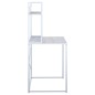 vidaXL Schreibtisch Weiß 110x60x138 cm Holzwerkstoff vidaXL Schreibtisch Weiß 110x60x138 cm Holzwerkstoff