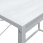 vidaXL Schreibtisch Weiß 110x60x138 cm Holzwerkstoff vidaXL Schreibtisch Weiß 110x60x138 cm Holzwerkstoff