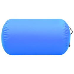vidaXL Aufblasbare Gymnastik-Rolle mit Pumpe 100x60 cm PVC Blau