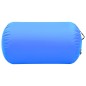 vidaXL Aufblasbare Gymnastik-Rolle mit Pumpe 100x60 cm PVC Blau