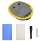 vidaXL Aufblasbare Gymnastik-Rolle mit Pumpe 100x60 cm PVC Blau