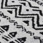 vidaXL Teppich Schwarz und Weiß 120x180 cm Baumwolle vidaXL Teppich Schwarz und Weiß 120x180 cm Baumwolle