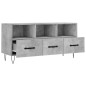 vidaXL TV-Schrank Betongrau 102x36x50 cm Holzwerkstoff vidaXL TV-Schrank Betongrau 102x36x50 cm Holzwerkstoff