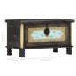 vidaXL Aufbewahrungstruhe Schwarz 80x40x45 cm Mango Massivholz vidaXL Aufbewahrungstruhe Schwarz 80x40x45 cm Mango Massivholz