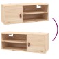 vidaXL Wandschränke 2 Stk. 80x30x30 cm Massivholz Kiefer vidaXL Wandschränke 2 Stk. 80x30x30 cm Massivholz Kiefer