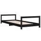 vidaXL Kinderbett Schwarz 90x200 cm Massivholz Kiefer vidaXL Kinderbett Schwarz 90x200 cm Massivholz Kiefer