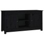 vidaXL TV-Schrank Schwarz 103x36,5x52 cm Massivholz Kiefer vidaXL TV-Schrank Schwarz 103x36,5x52 cm Massivholz Kiefer