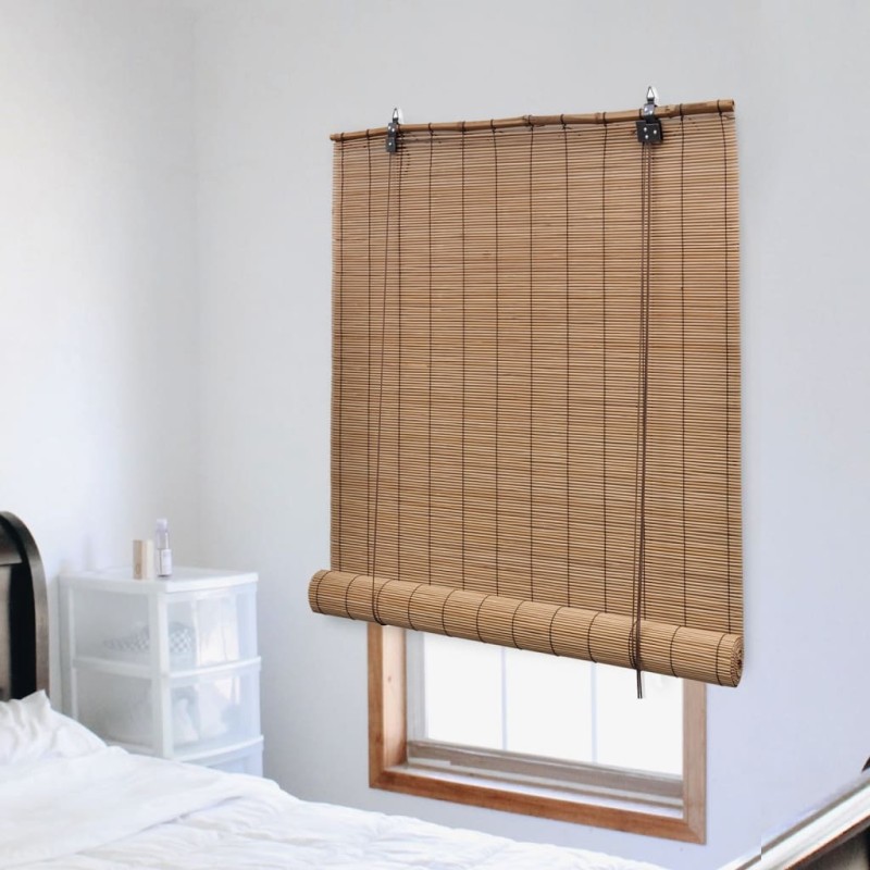 vidaXL Bambusrollo 140x220 cm Braun vidaXL Bambusrollo 140x220 cm Braun