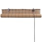 vidaXL Bambusrollo 140x220 cm Braun vidaXL Bambusrollo 140x220 cm Braun