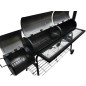 vidaXL Barbecue-Smoker Grill Nevada XL Schwarz vidaXL Barbecue-Smoker Grill Nevada XL Schwarz