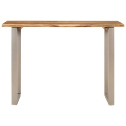 vidaXL Esstisch 110x50x76 cm Massivholz Akazie