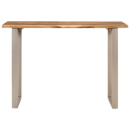 vidaXL Esstisch 110x50x76 cm Massivholz Akazie