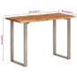 vidaXL Esstisch 110x50x76 cm Massivholz Akazie vidaXL Esstisch 110x50x76 cm Massivholz Akazie