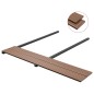 vidaXL WPC Massive Terrassendielen mit Zubehör 20 m² 2,2 m Hellbraun vidaXL WPC Massive Terrassendielen mit Zubehör 20 m² 2,2 m Hellbraun