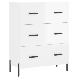 vidaXL Sideboard Hochglanz-Weiß 69,5x34x90 cm Holzwerkstoff