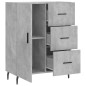 vidaXL Sideboard Betongrau 69,5x34x90 cm Holzwerkstoff vidaXL Sideboard Betongrau 69,5x34x90 cm Holzwerkstoff
