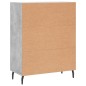 vidaXL Sideboard Betongrau 69,5x34x90 cm Holzwerkstoff vidaXL Sideboard Betongrau 69,5x34x90 cm Holzwerkstoff