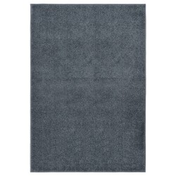 vidaXL Teppich Kurzflor 160x230 cm Anthrazit
