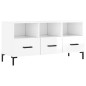 vidaXL TV-Schrank Hochglanz-Weiß 102x36x50 cm Holzwerkstoff vidaXL TV-Schrank Hochglanz-Weiß 102x36x50 cm Holzwerkstoff