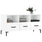 vidaXL TV-Schrank Hochglanz-Weiß 102x36x50 cm Holzwerkstoff vidaXL TV-Schrank Hochglanz-Weiß 102x36x50 cm Holzwerkstoff