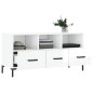 vidaXL TV-Schrank Hochglanz-Weiß 102x36x50 cm Holzwerkstoff vidaXL TV-Schrank Hochglanz-Weiß 102x36x50 cm Holzwerkstoff