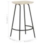 vidaXL Barhocker 4 Stk. Mango Massivholz vidaXL Barhocker 4 Stk. Mango Massivholz