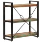vidaXL Bücherregal 3 Fächer 77x30x80cm Recyceltes Massivholz und Eisen vidaXL Bücherregal 3 Fächer 77x30x80cm Recyceltes Massivholz und Eisen